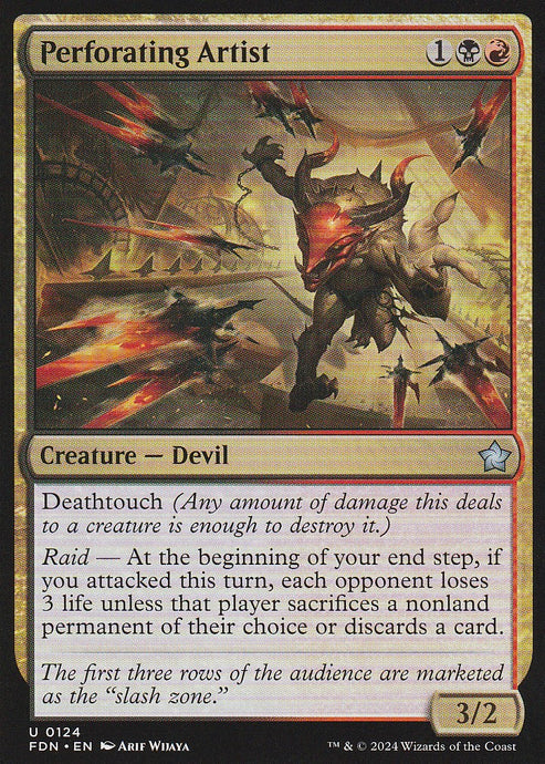Magic the Gathering: Foundations Perforating Artist FDN U0124 Non-Foil
