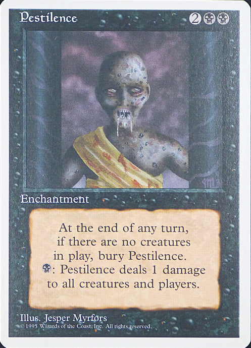 Magic the Gathering: Fourth Edition

Pestilence Fourth C0152