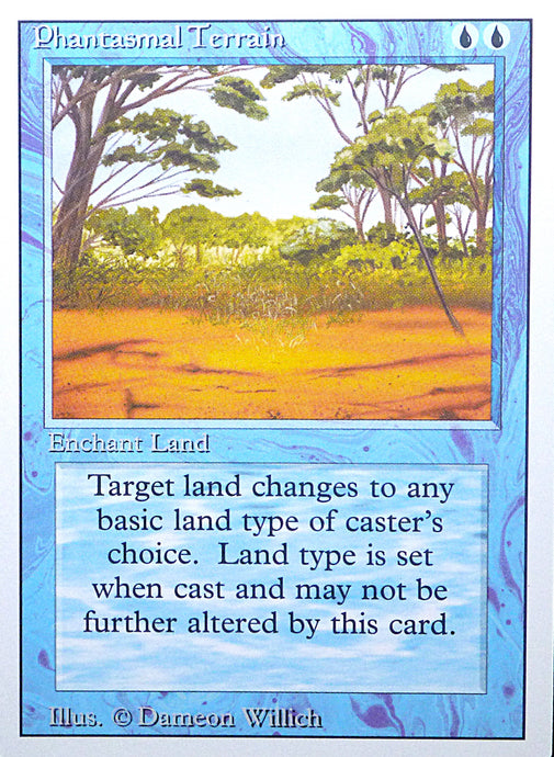Magic the Gathering: Revised/3rd Edition
Phantasmal Terrain - Common - 070