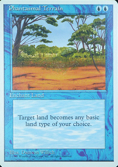 Magic the Gathering: Fourth Edition

Phantasmal Terrain Fourth C0089