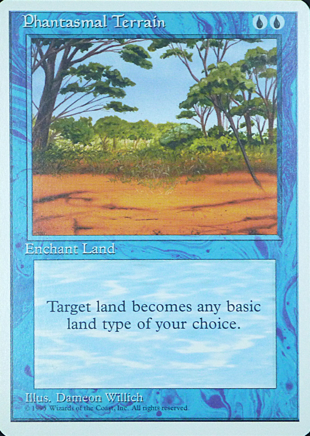Magic the Gathering: Fourth Edition

Phantasmal Terrain Fourth C0089