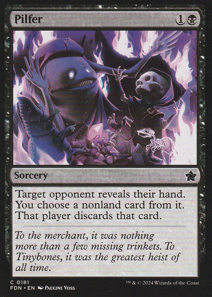 Magic the Gathering: Foundations Pilfer FDN C0181 Non-Foil