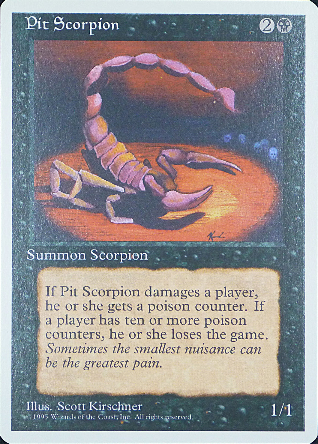 Magic the Gathering: Fourth Edition

Pit Scorpion Fourth C0153