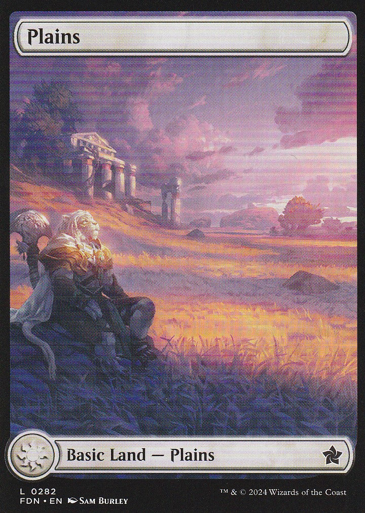 Magic the Gathering: Foundations Plains FDN L0282 Non-Foil