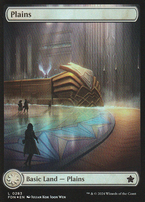 Magic the Gathering: Foundations Plains FDN L0283 Foil
