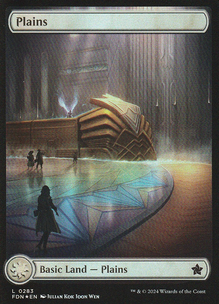 Magic the Gathering: Foundations Plains FDN L0283 Foil