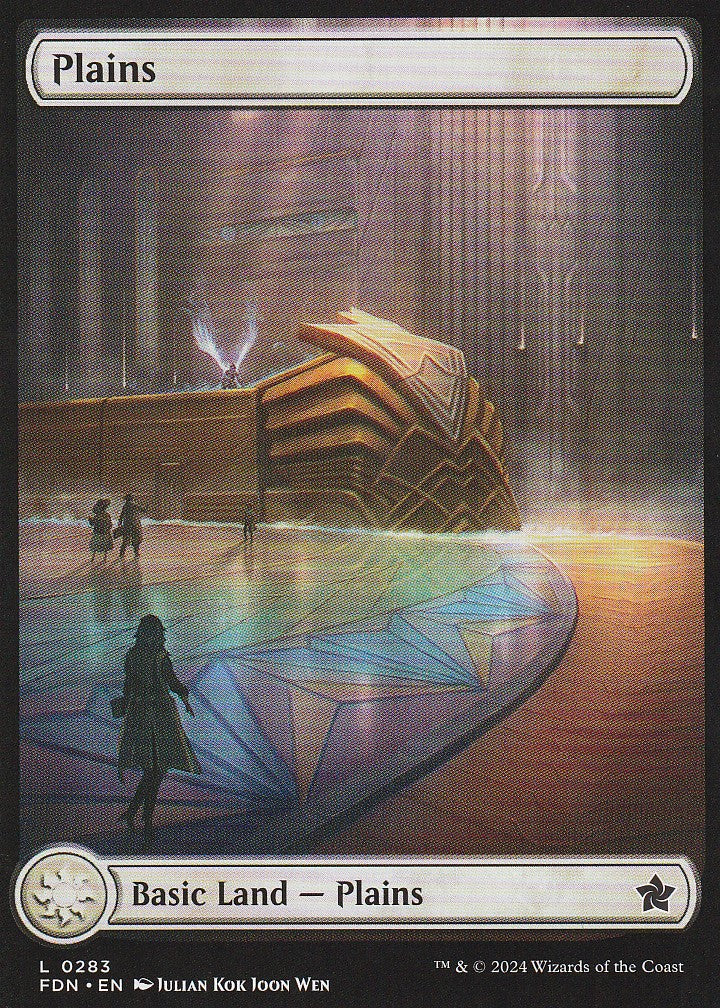 Magic the Gathering: Foundations Plains FDN L0283 Non-Foil