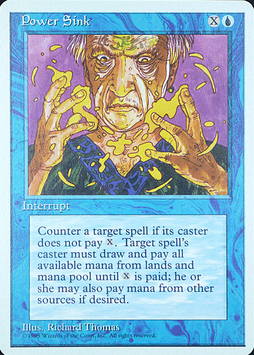 Magic the Gathering: Fourth Edition

Power Sink Fourth C0093