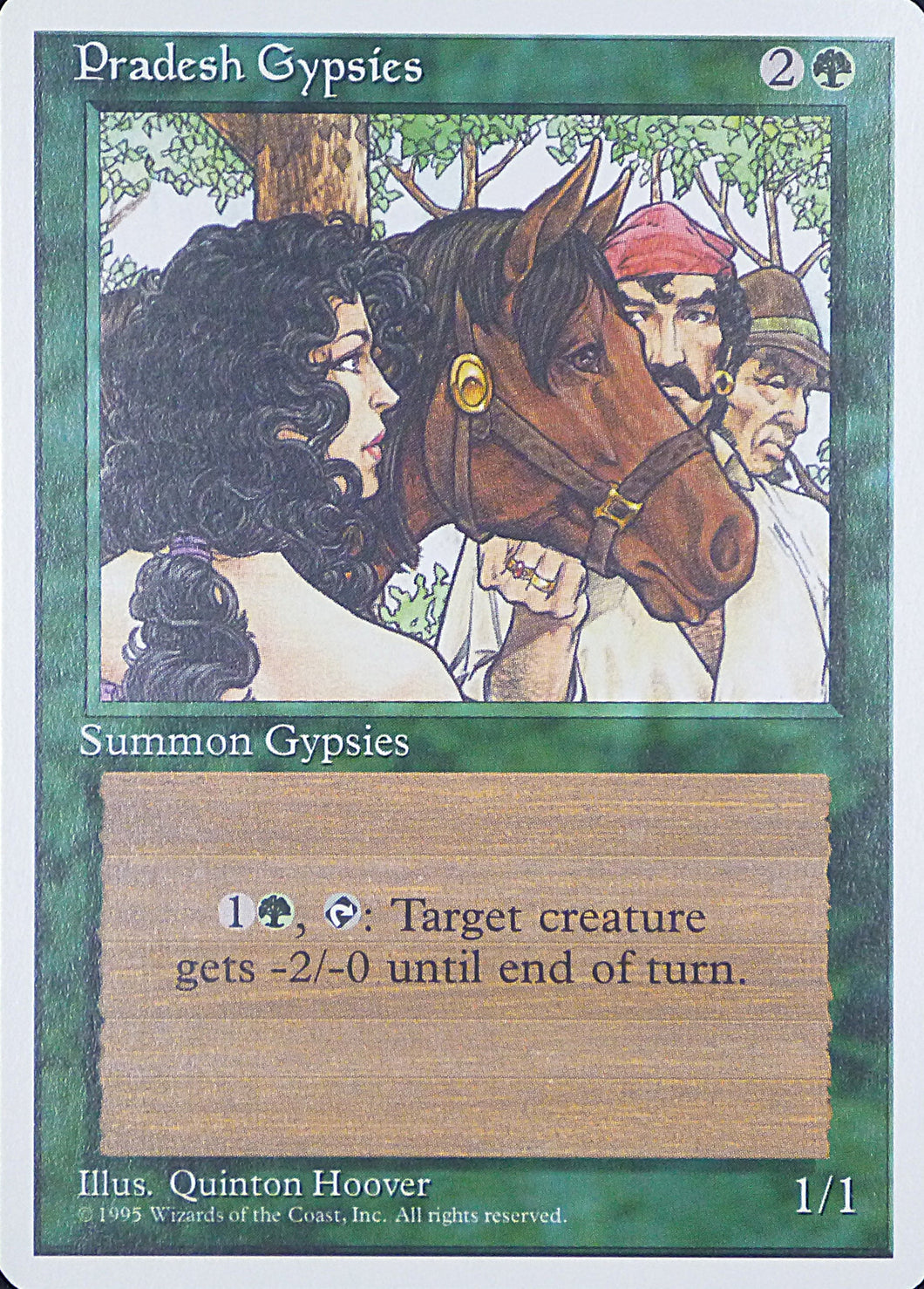 Magic the Gathering: Fourth Edition

Pradesh Gypsies Fourth C0265