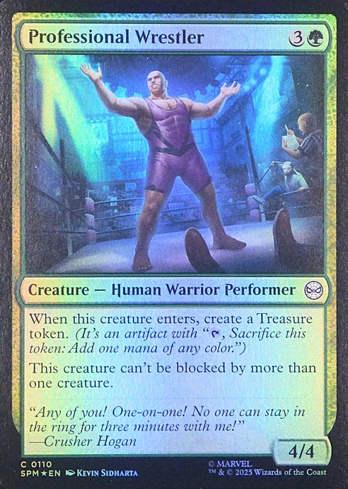 Magic the Gathering: Spider-Man

Professional Wrestler SPM C0110 - Foil