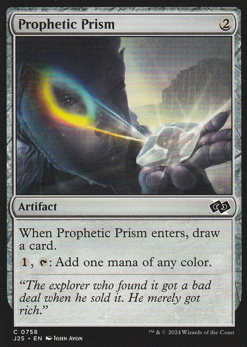 Magic the Gathering: Foundations Jumpstart Prophetic Prism J25 C0758