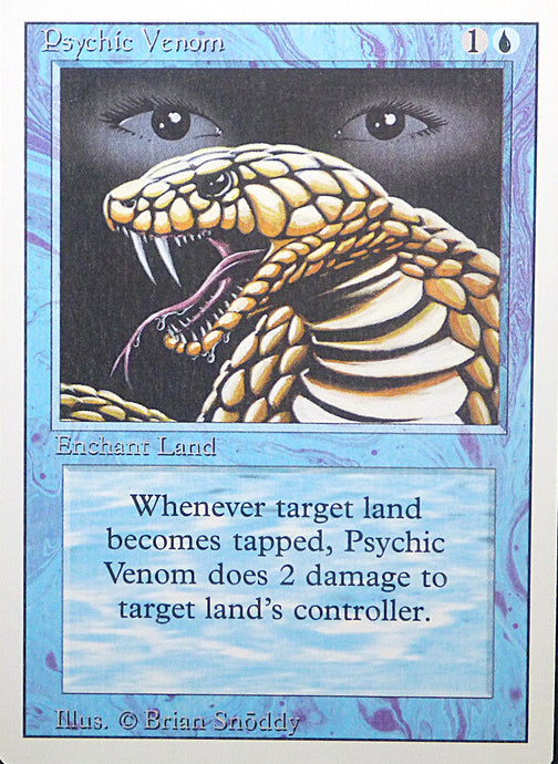 Magic the Gathering: Revised/3rd Edition
Psychic Venom - Revised - Common - 076