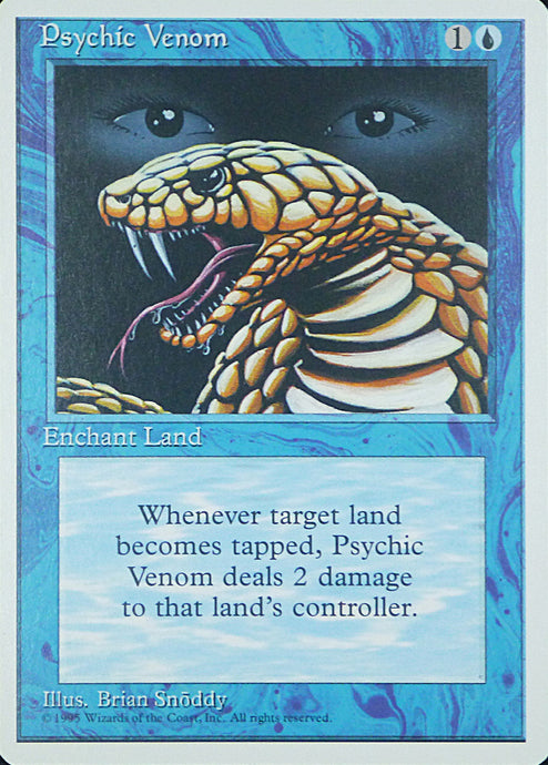 Magic the Gathering: Fourth Edition

Psychic Venom Fourth C0096