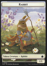 Load image into Gallery viewer, Magic the Gathering: Foundations Rabbit FDN T0005 Token
