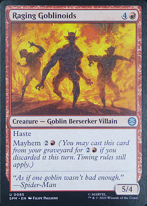 Magic the Gathering: Spider-Man

Raging Goblinoids SPM U0085