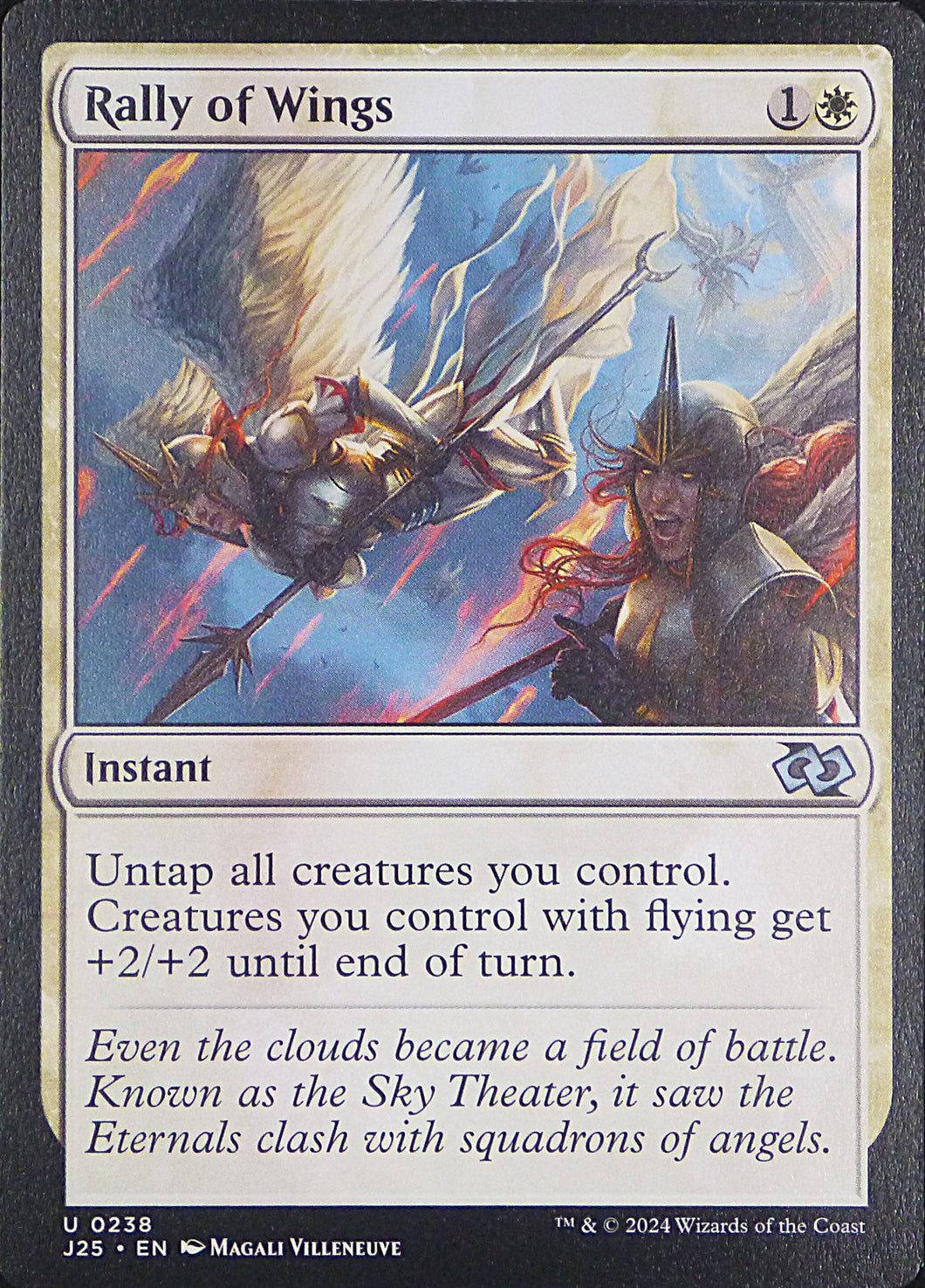 Magic the Gathering: Foundations Jumpstart

Rally of Wings J25 U0238