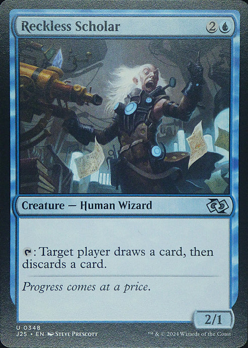 Magic the Gathering: Foundations Jumpstart

Reckless Scholar J25 U0348