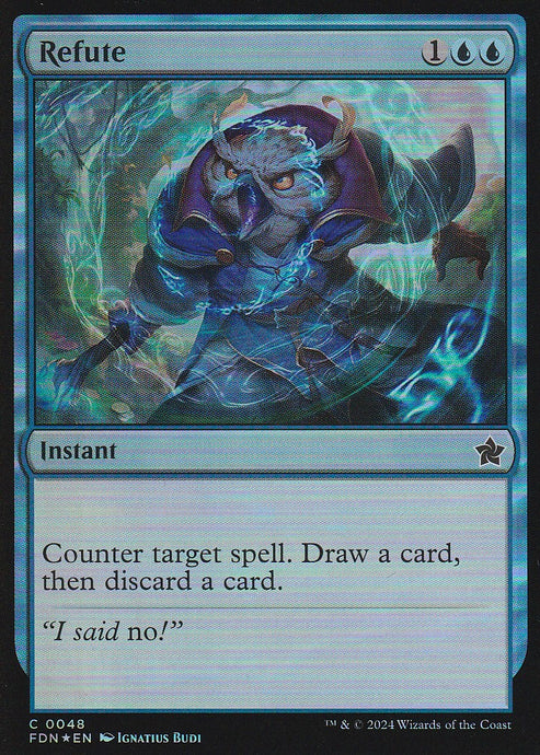 Magic the Gathering: Foundations Refute FDN C0048 Foil