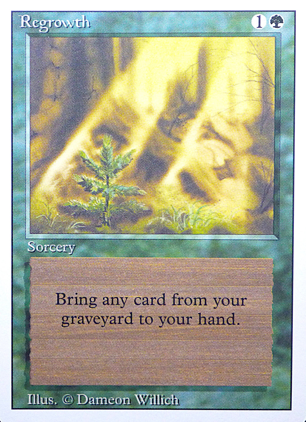 Magic the Gathering: Revised/3rd Edition
Regrowth - Revised - Uncommon - 214