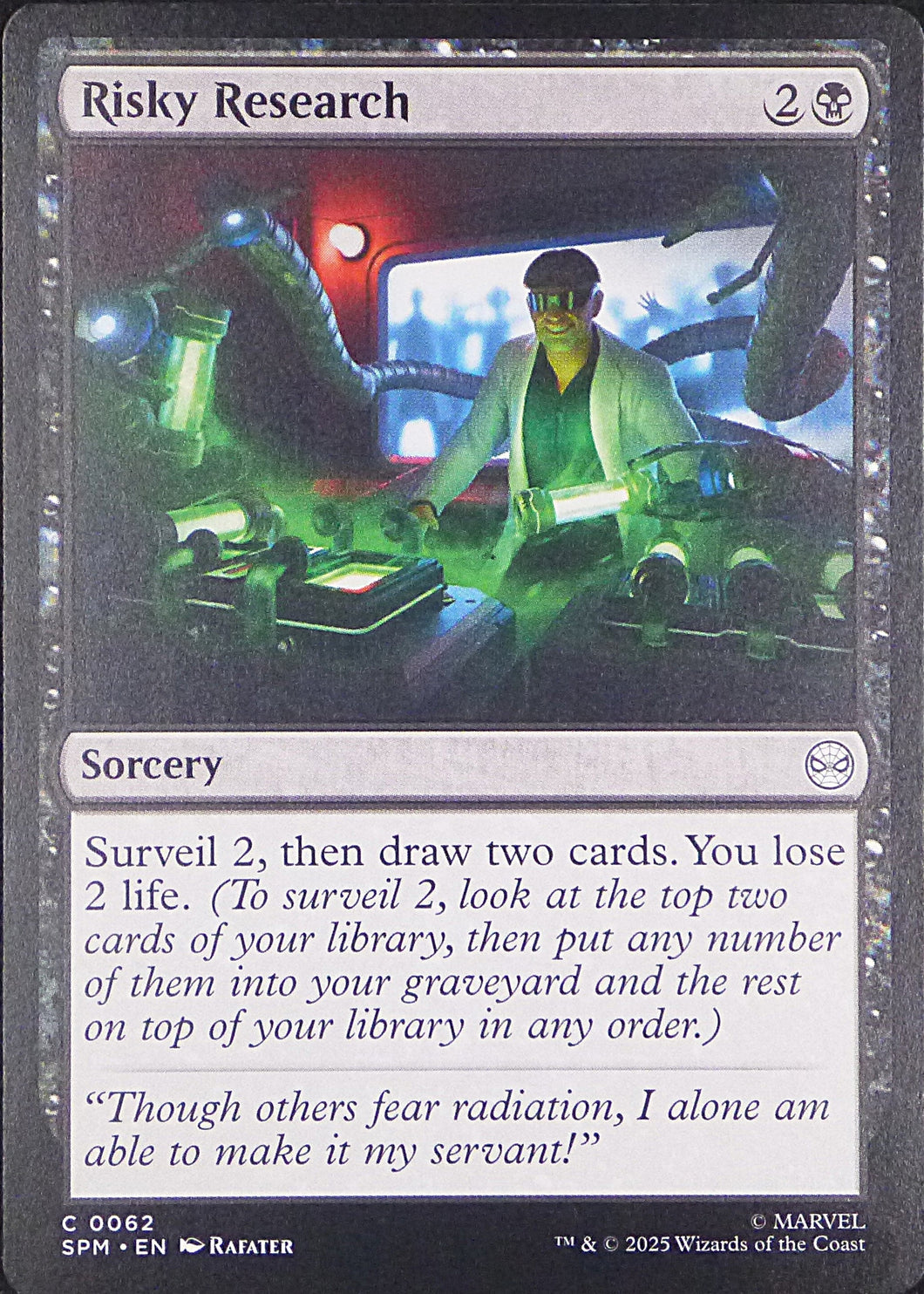 Magic the Gathering: Spider-Man

Risky Research SPM C0062