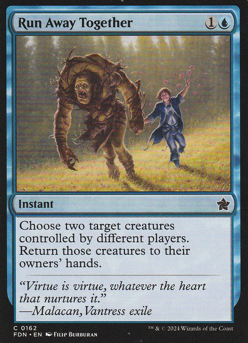 Magic the Gathering: Foundations Run Away Together FDN C0162 Non-Foil