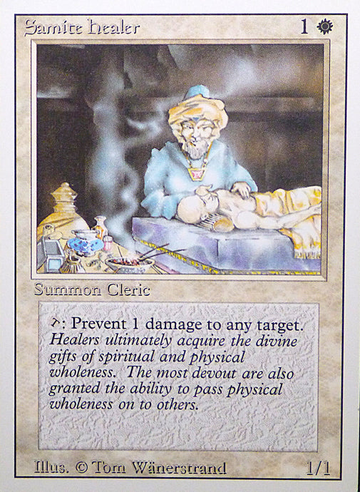 Magic the Gathering: Revised/3rd Edition
Samite Healer - Revised - Common - 038