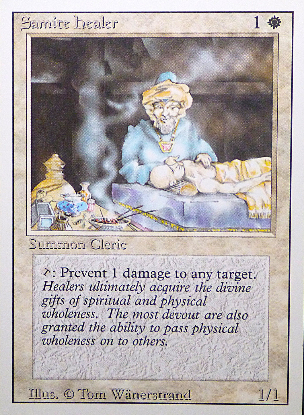 Magic the Gathering: Revised/3rd Edition
Samite Healer - Revised - Common - 038