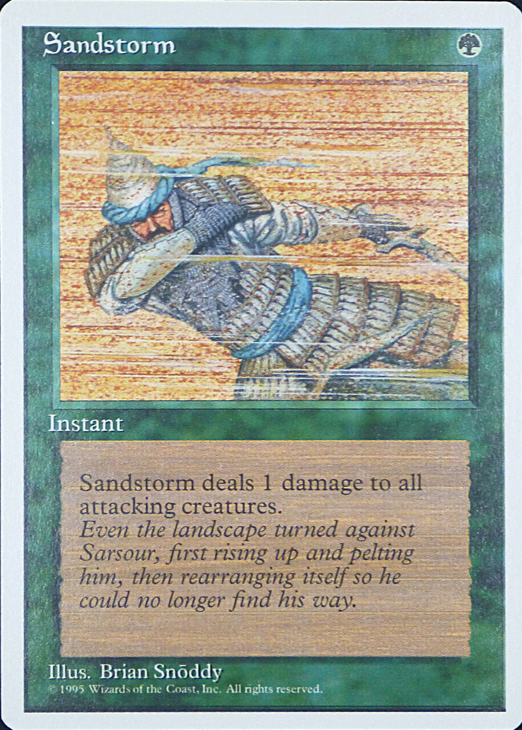 Magic the Gathering: Fourth Edition

Sandstorm Fourth C0269