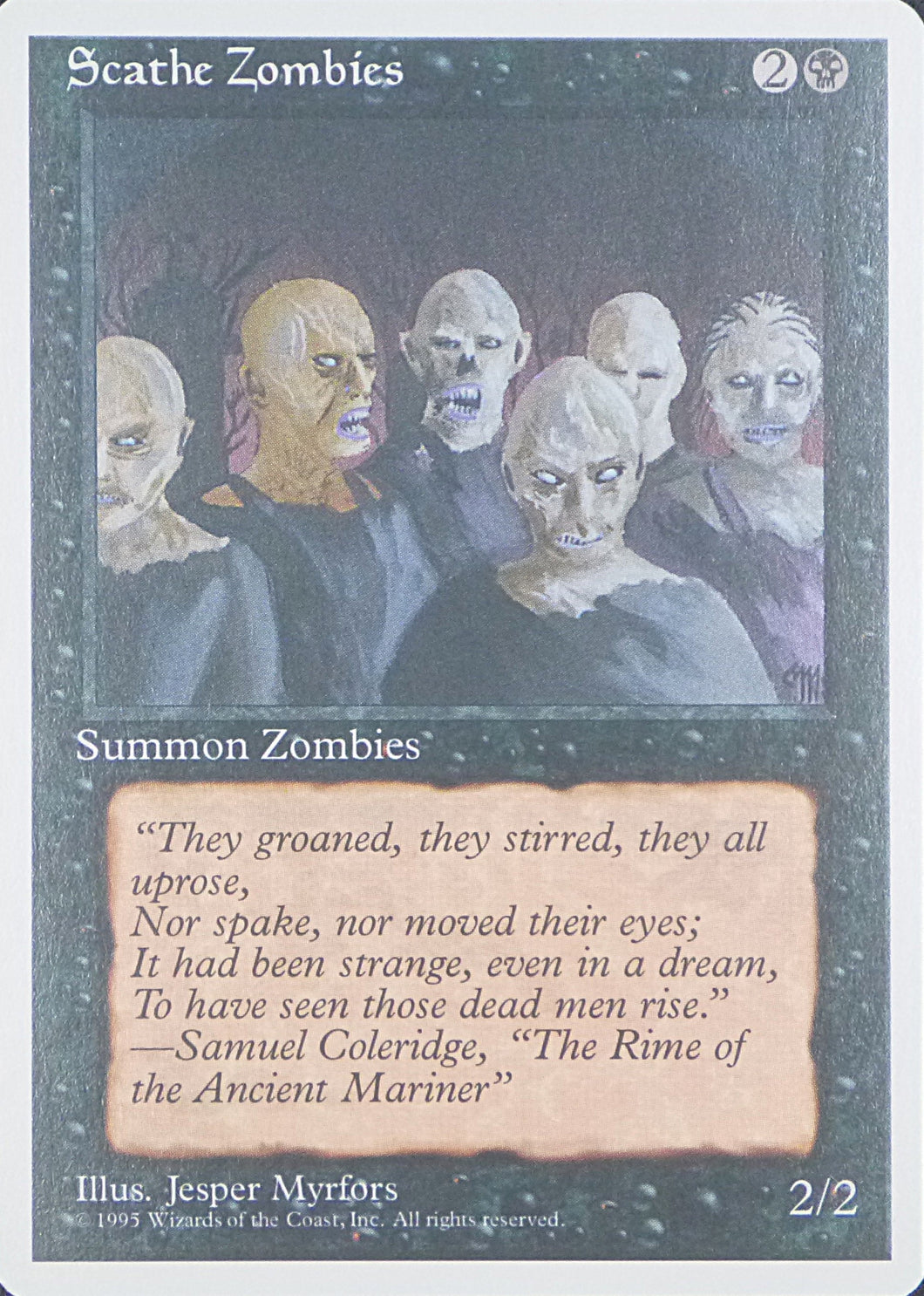 Magic the Gathering: Fourth Edition

Scathe Zombies Fourth C0158