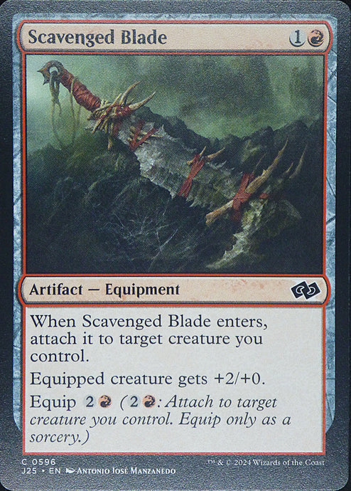 Magic the Gathering: Foundations Jumpstart

Scavenged Blade J25 C0596