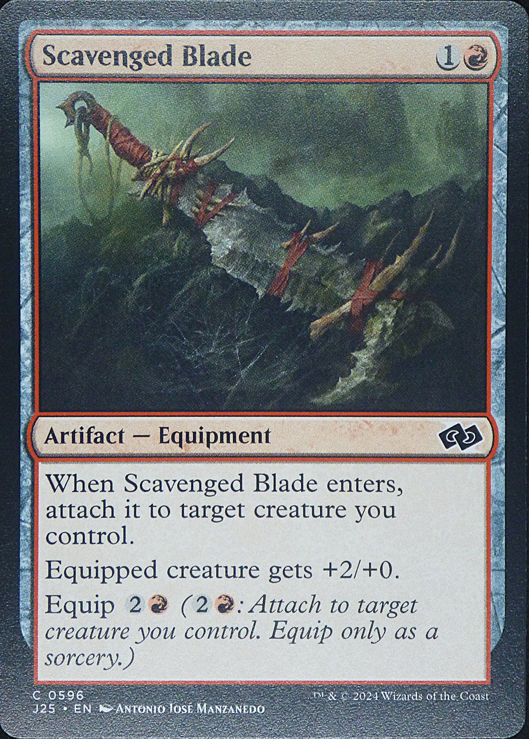 Magic the Gathering: Foundations Jumpstart

Scavenged Blade J25 C0596