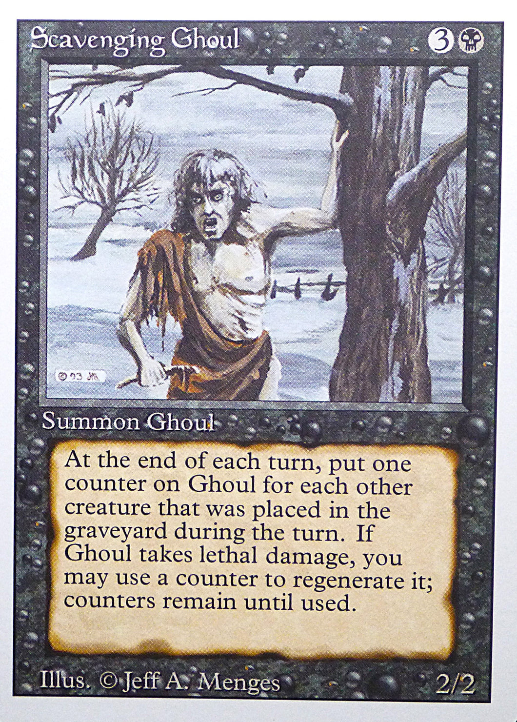 Magic the Gathering: Revised/3rd Edition
Scavenging Ghoul - Revised - Uncommon - 128