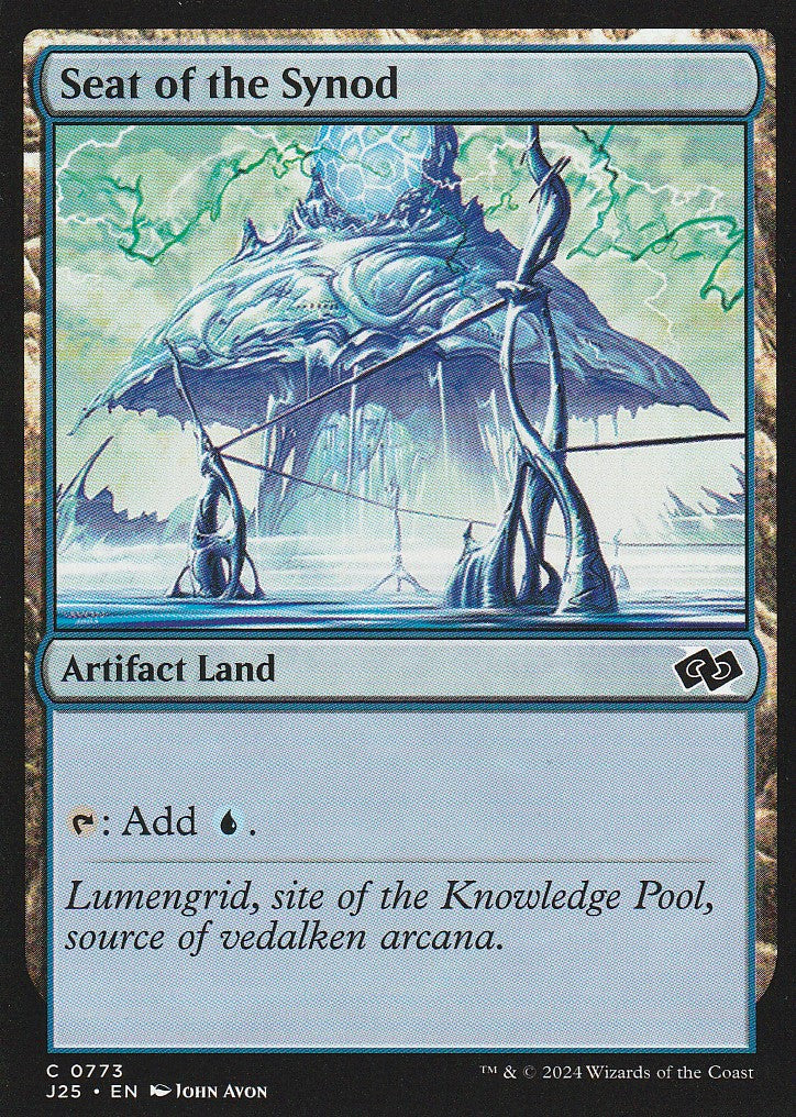 Magic the Gathering: Foundations Jumpstart Seat Of the Synod J25 C0773