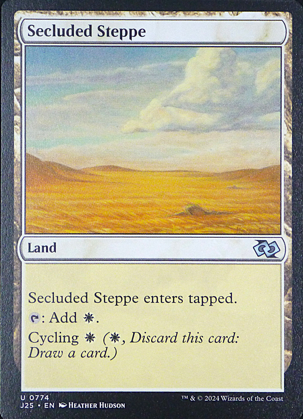 Magic the Gathering: Foundations Jumpstart

Secluded Steppe J25 U0774
