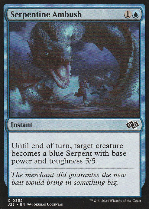 Magic the Gathering: Foundations Jumpstart Serpentine Ambush J25 C0352