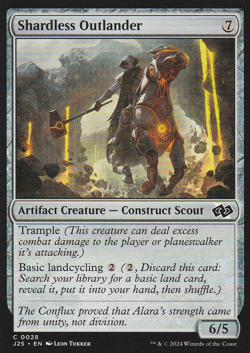 Magic the Gathering: Foundations Jumpstart Shardless Outlander J25 C0028