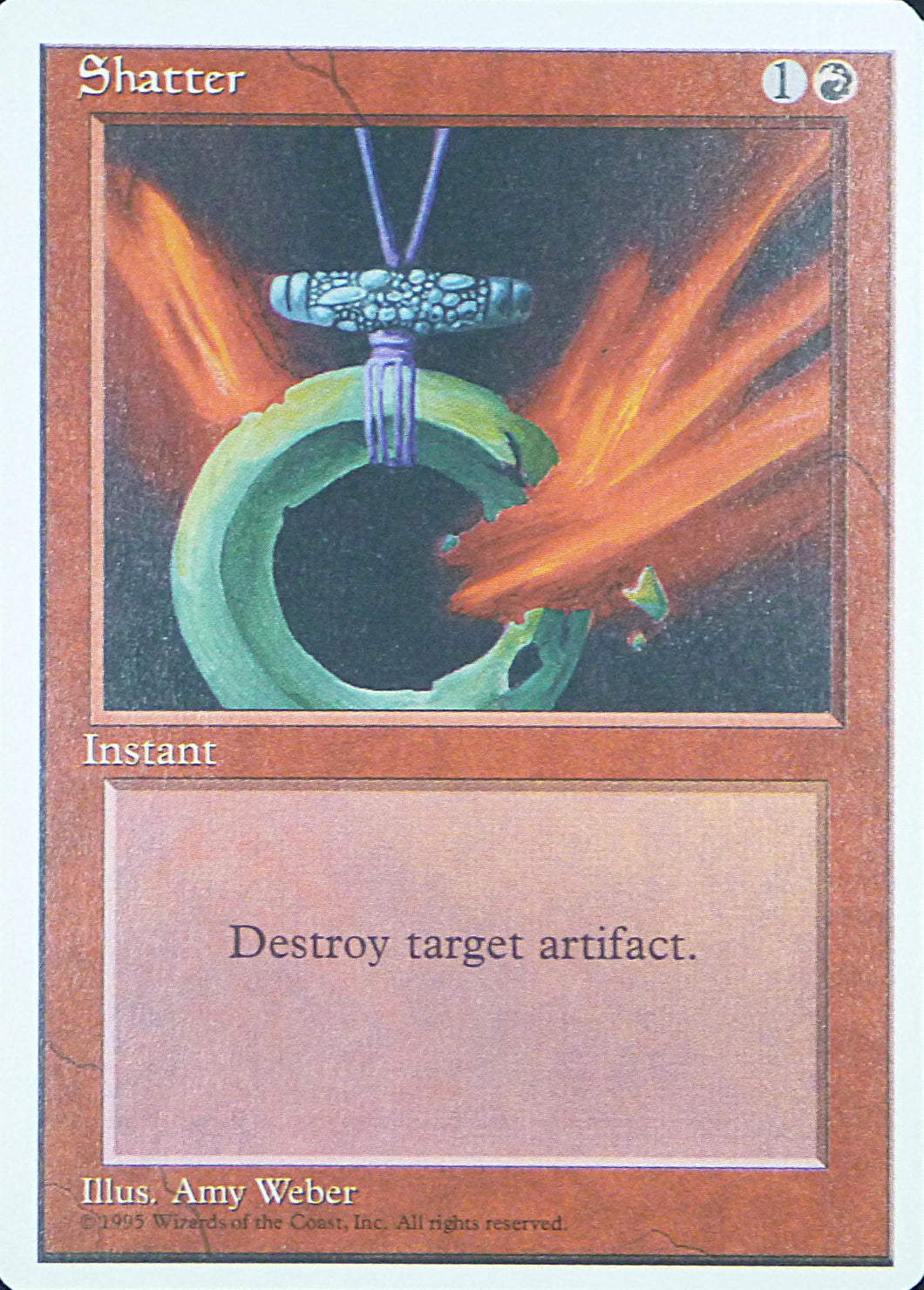 Magic the Gathering: Fourth Edition

Shatter Fourth C0219