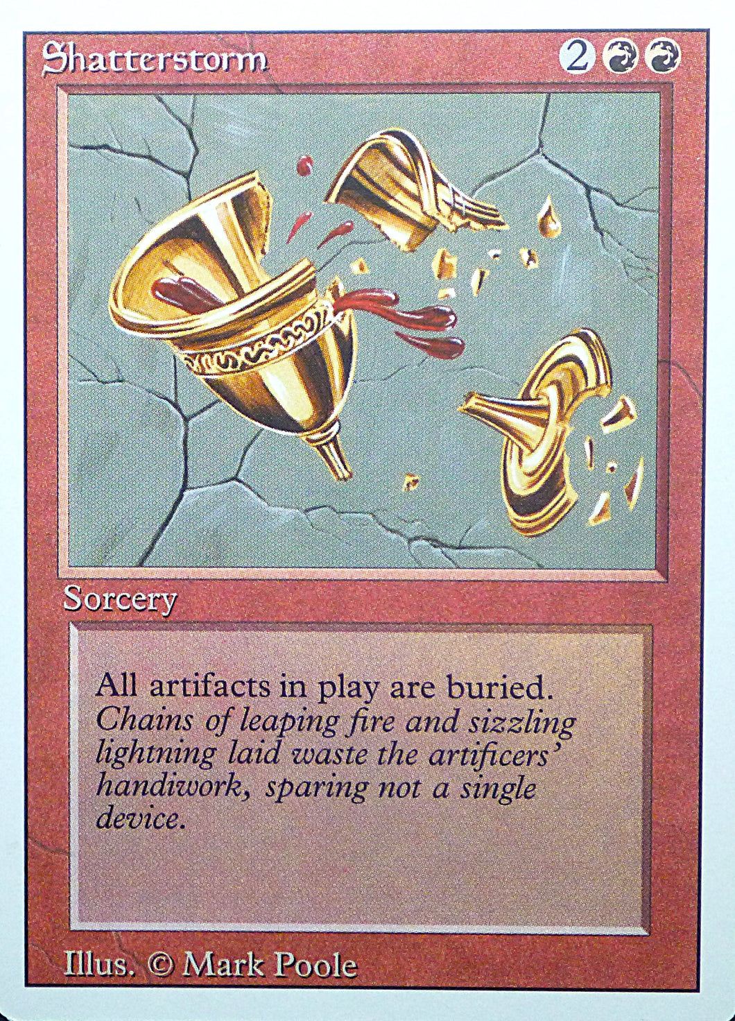 Magic the Gathering: Revised/3rd Edition
Shatterstorm - Revised - Uncommon - 176