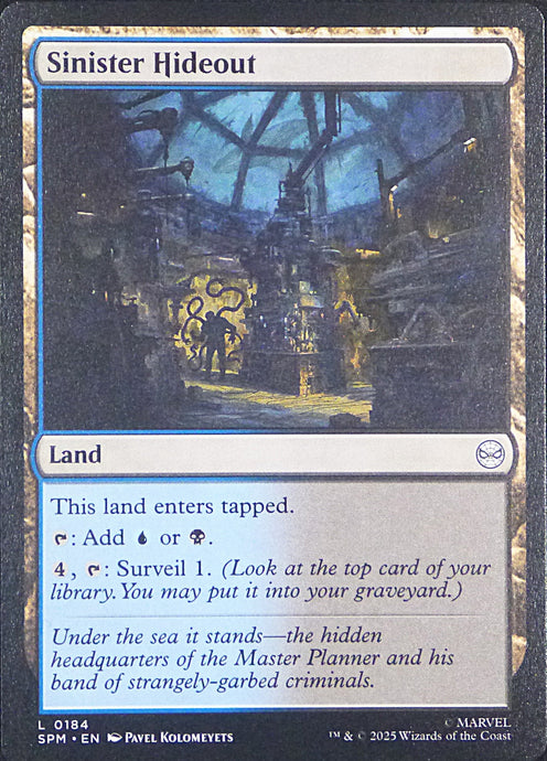 Magic the Gathering: Spider-Man

Sinister Hideout SPM L0184