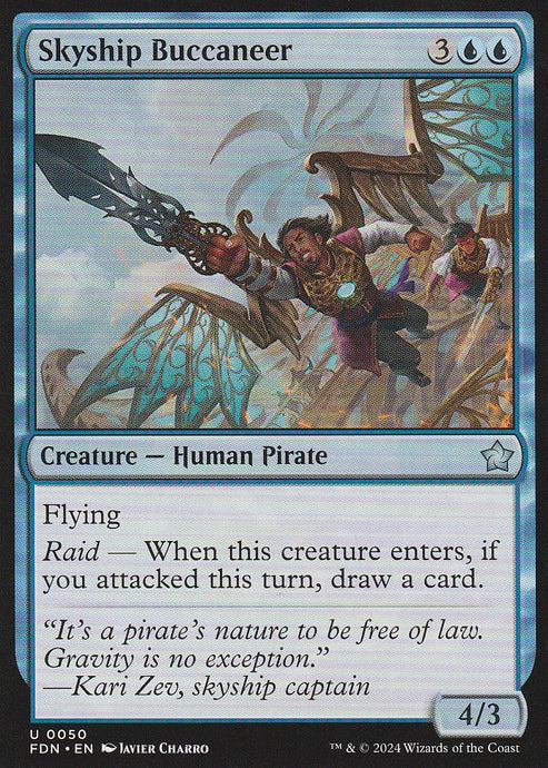 Magic the Gathering: Foundations Skyship Buccaneer FDN U0050 Non-Foil