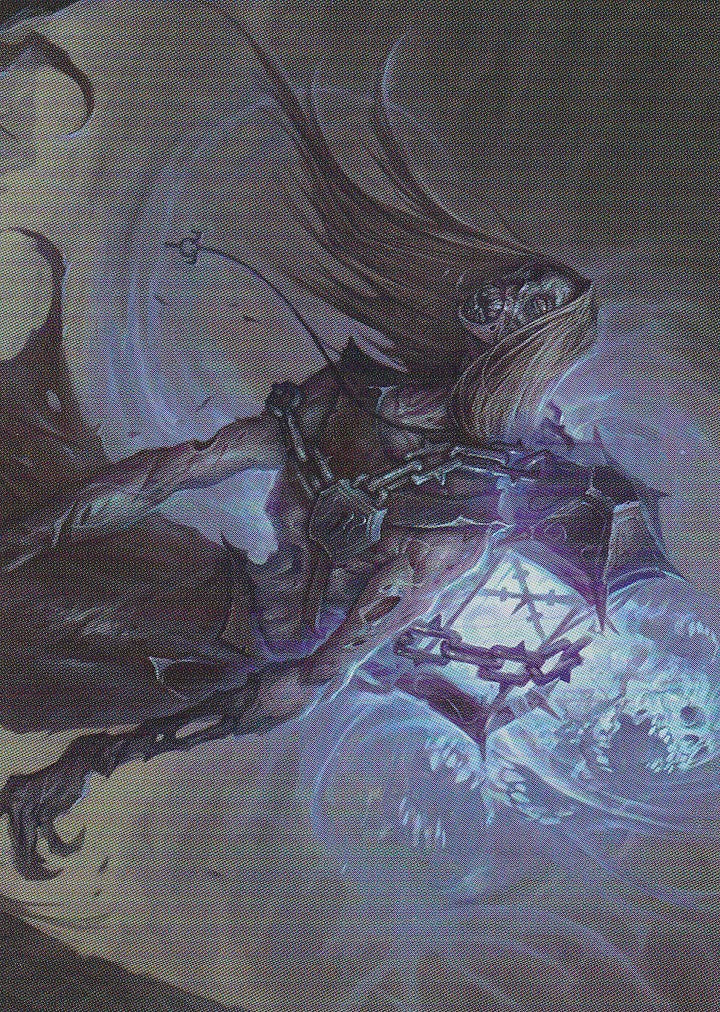 Magic the Gathering: Foundations Soul-Shackled Zombie Foundation Art Series 9 of 54 Front Side