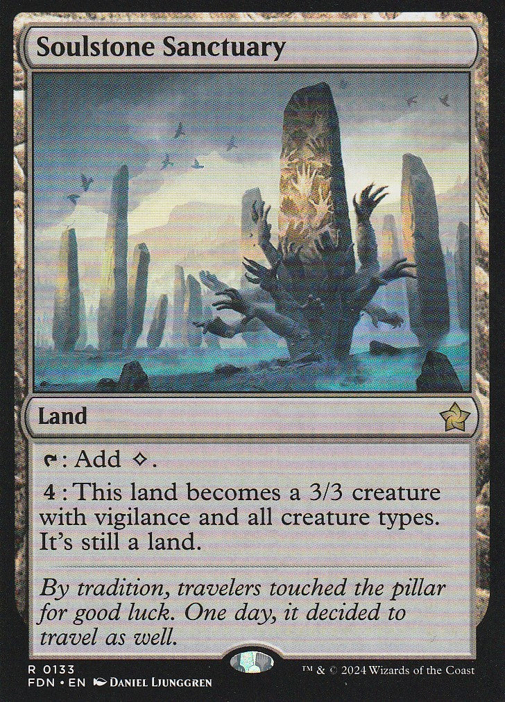 Magic the Gathering: Foundations Soulstone Sanctuary FDN R0133 Non-Foil