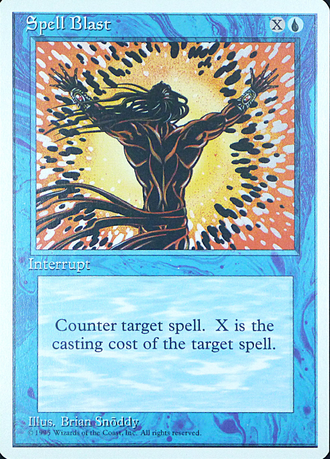 Magic the Gathering: Fourth Edition

Spell Blast Fourth C0103