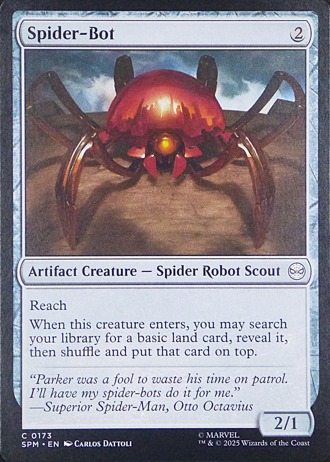 Magic the Gathering: Spider-Man

Spider-Bot SPM C0175