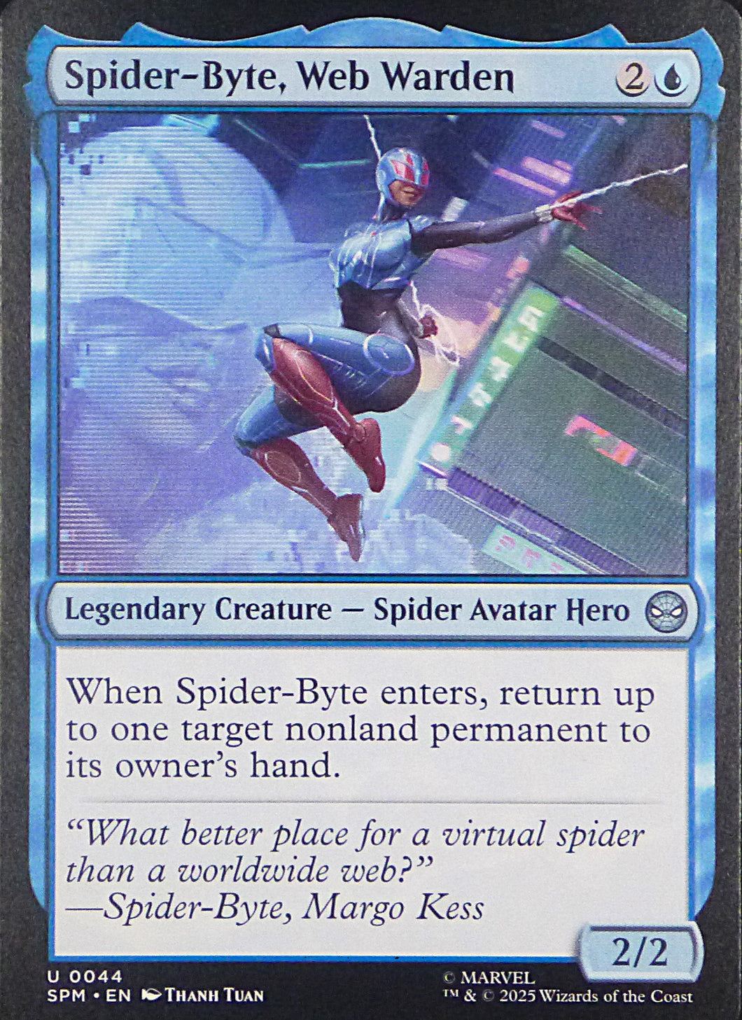 Magic the Gathering: Spider-Man

Spider-Byte, Web Warden SPM U0044