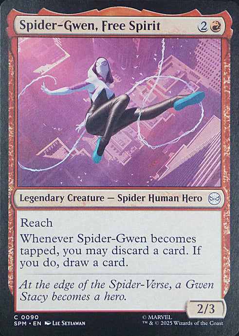 Magic the Gathering: Spider-Man

Spider-Gwen, Free Spirit SPM C0090