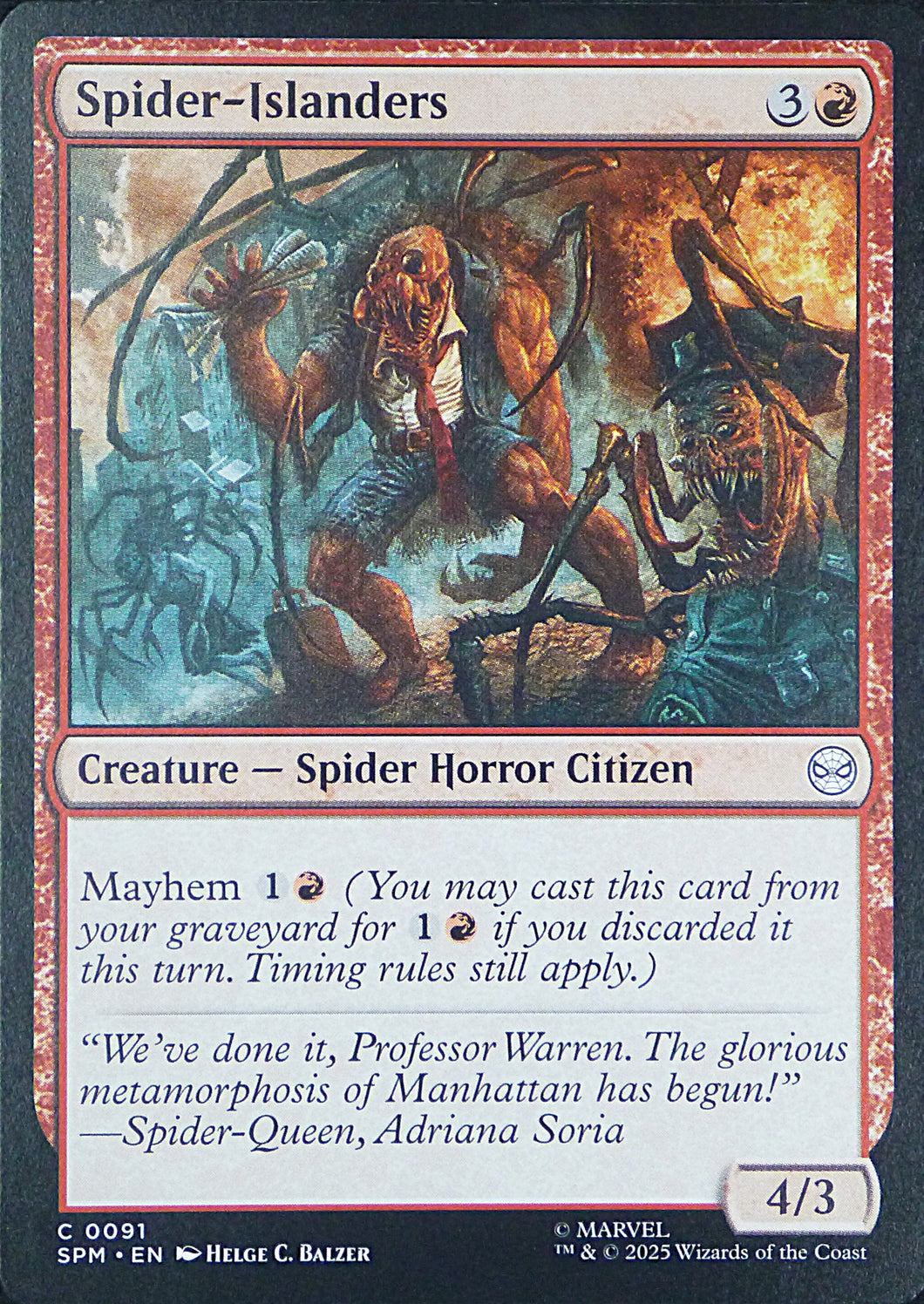 Magic the Gathering: Spider-Man

Spider-Islanders SPM C0091