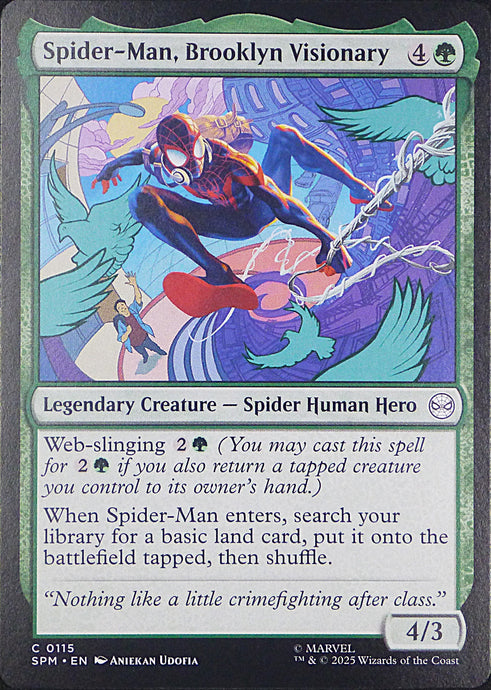 Magic the Gathering: Spider-Man

Spider-Man, Brooklyn Visionary SPM C0115