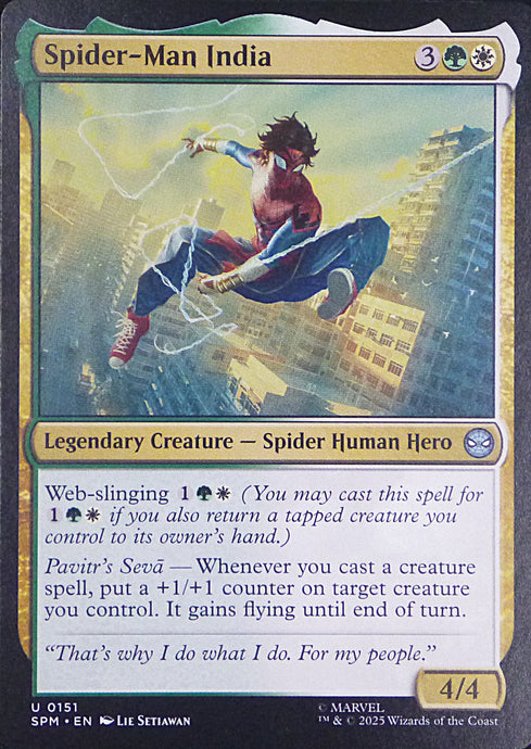 Magic the Gathering: Spider-Man

Spider-Man India SPM U0151