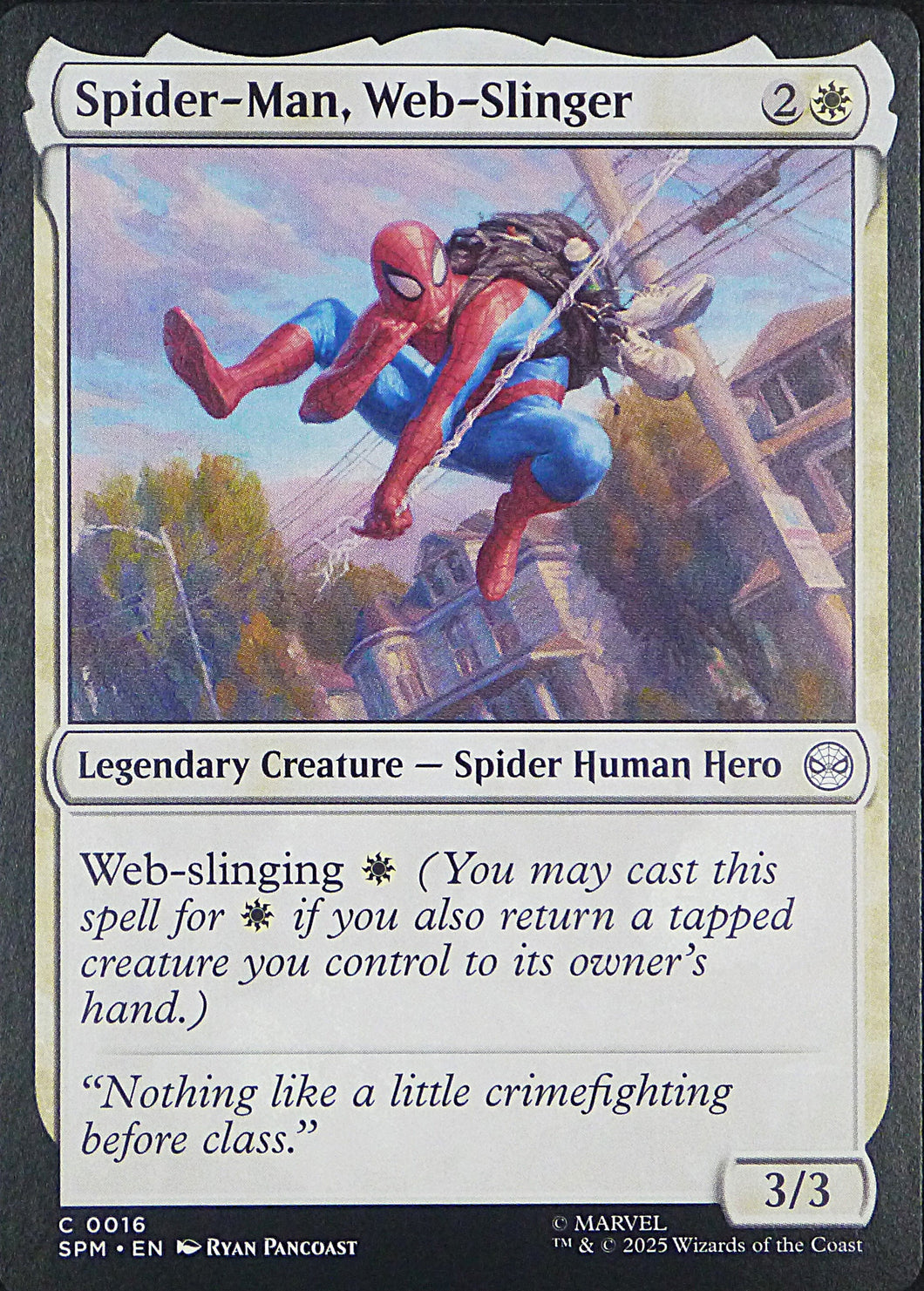 Magic the Gathering: Spider-Man

Spider-Man, Web-Slinger SPM C0016